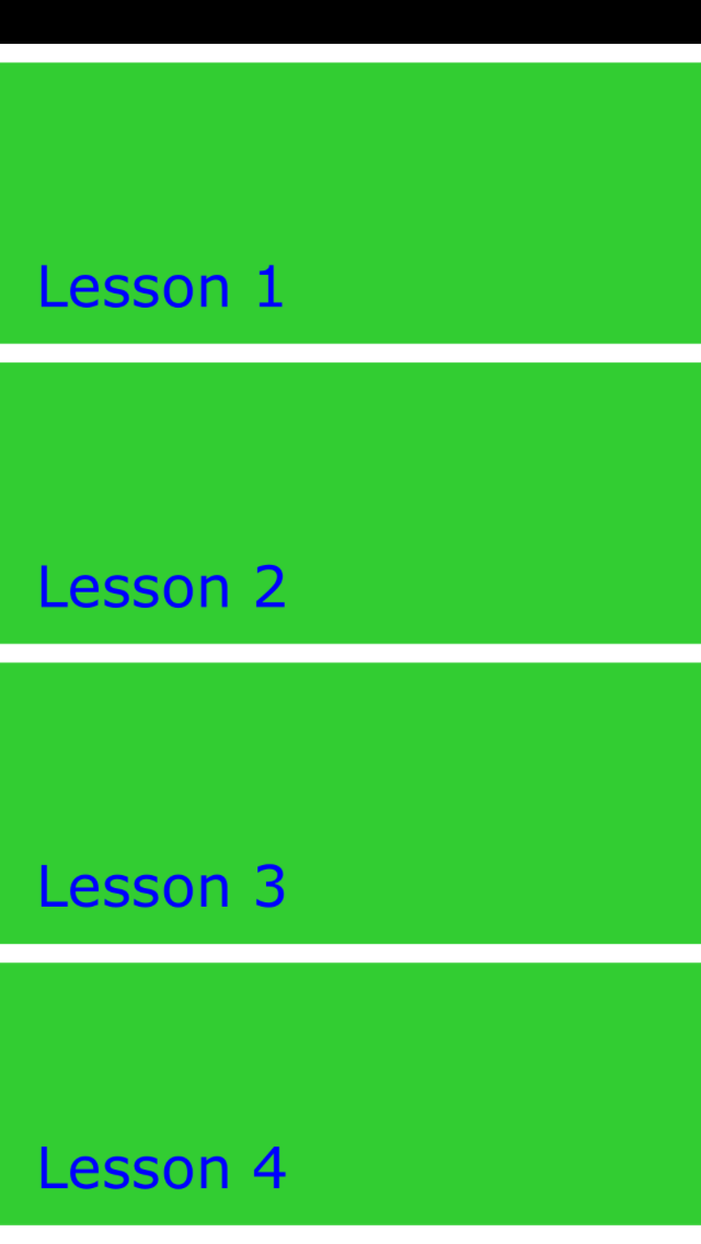 「Lesson」モードタイトル画面